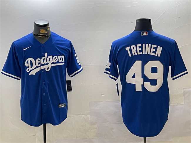 Men's Los Angeles Dodgers #49 Blake Treinen Royal Cool Base Stitched Jersey,We sell and wholesale Men's Los Angeles Dodgers #49 Blake Treinen Royal Cool Base Stitched Jersey on line form chian!